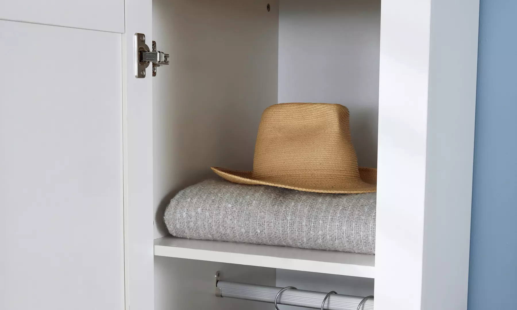 Camden Single Door Bedroom Wardrobe Storage