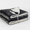 Image 1: Electric Heated Throw Blanket - Washable Grey