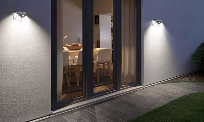 1 o 2 lampade LED con ricarica solare