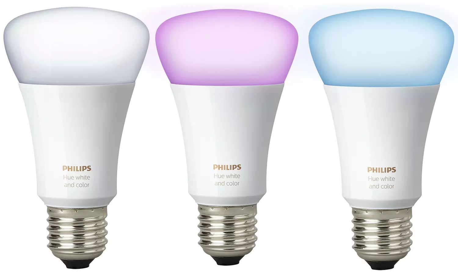 Philips Hue White/Color Ambiance 3rd Gen A19 LED Light Bulb (Certified Refurbished) - Primary Image