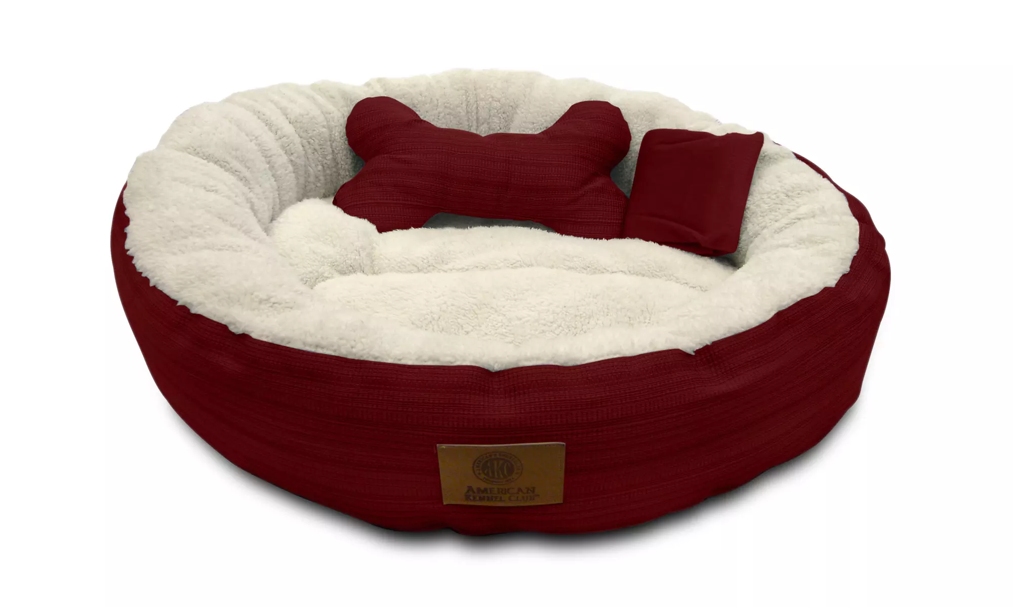 American Kennel Club Round 28" Pet Bed Set (3-Piece) - Primary Image