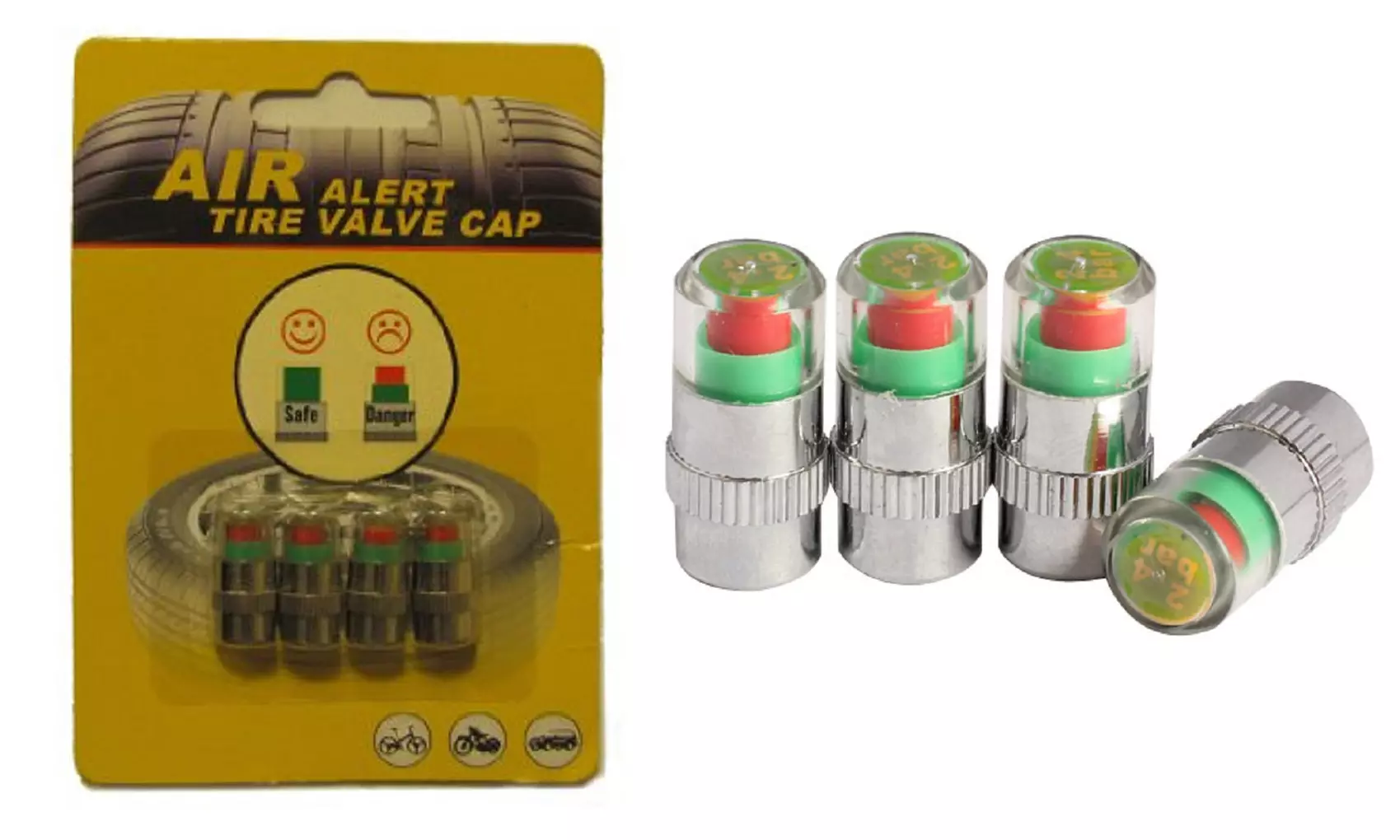 4, 8 ou 12 capteurs d'indication de pression des pneus - Primary Image