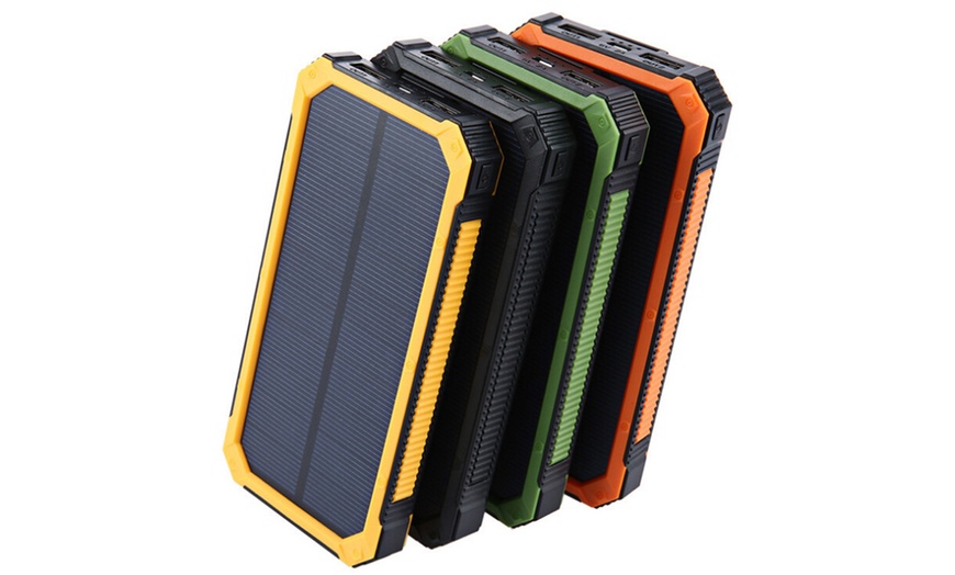 Image 2: Solar Power Bank 10000mAh 