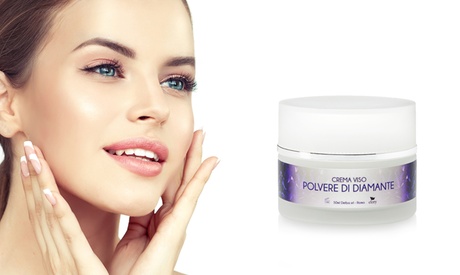1 o 2 creme viso polvere di diamante effetto botulino naturale Efory Cosmetics da 50 ml
