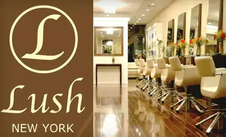 Hair-Straightening Treatments at Lush New York Salon in Brooklyn. Choose Between Two Options. - Primary Image