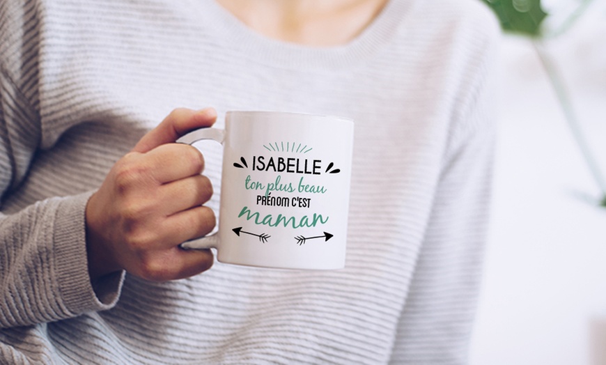 Image 1: Idée cadeau : mug personnalisé