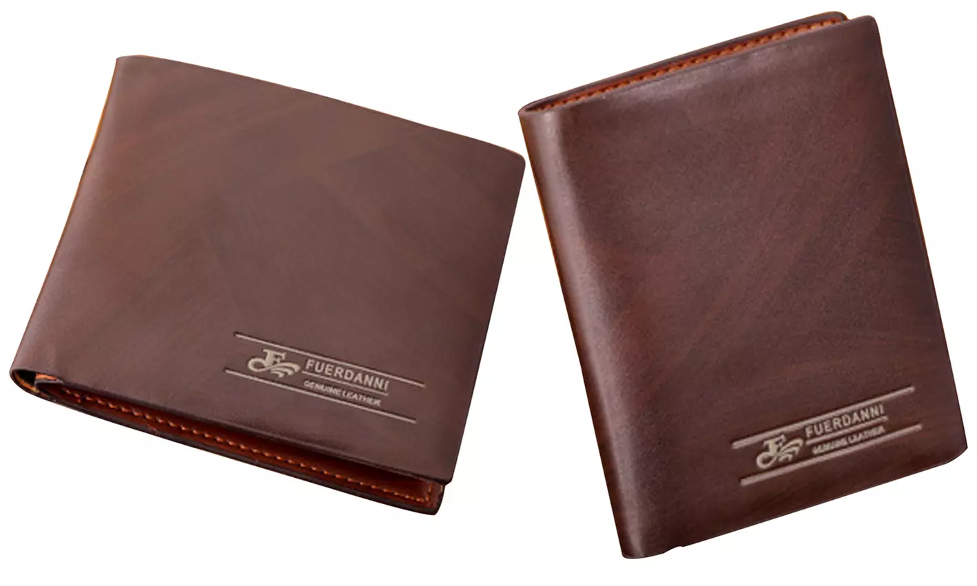 Fuerdanni Men's Classic Genuine-Leather Wallet - Primary Image
