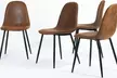 Lot de 2 ou 4 chaises en similicuir vintages Charlton - Second Medium
