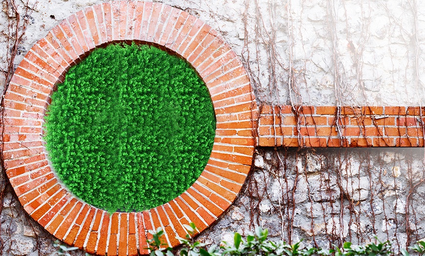 Image 36: Set of 10 Artificial Grass Vertical Garden Wall Mats