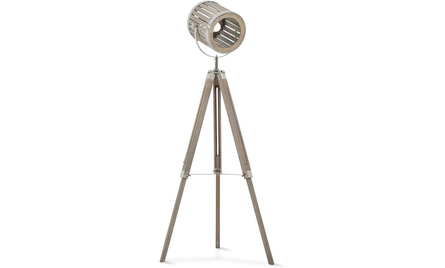 Image 7: HomCom Tripod Floor Lamp