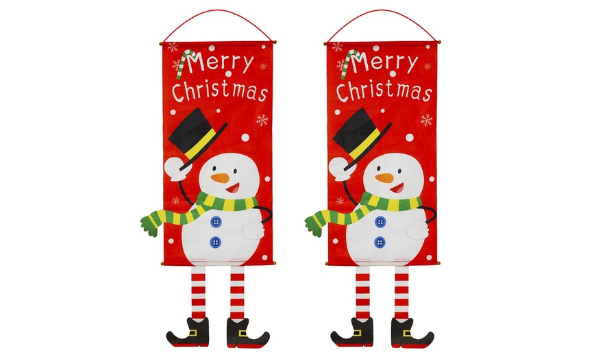 Image 20: Merry Christmas Hanging Banner