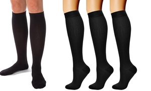 One or Three Pairs of Compression Socks