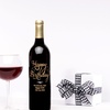 Image 2: Personalized Birthday Gift - Custom Etched Wine Bottle