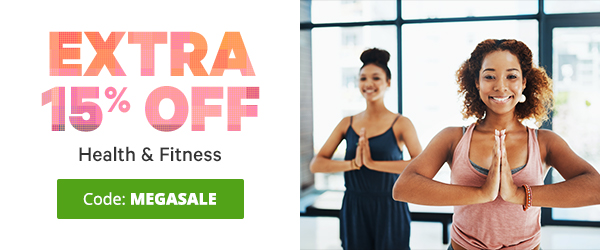 15% off Health and fitness