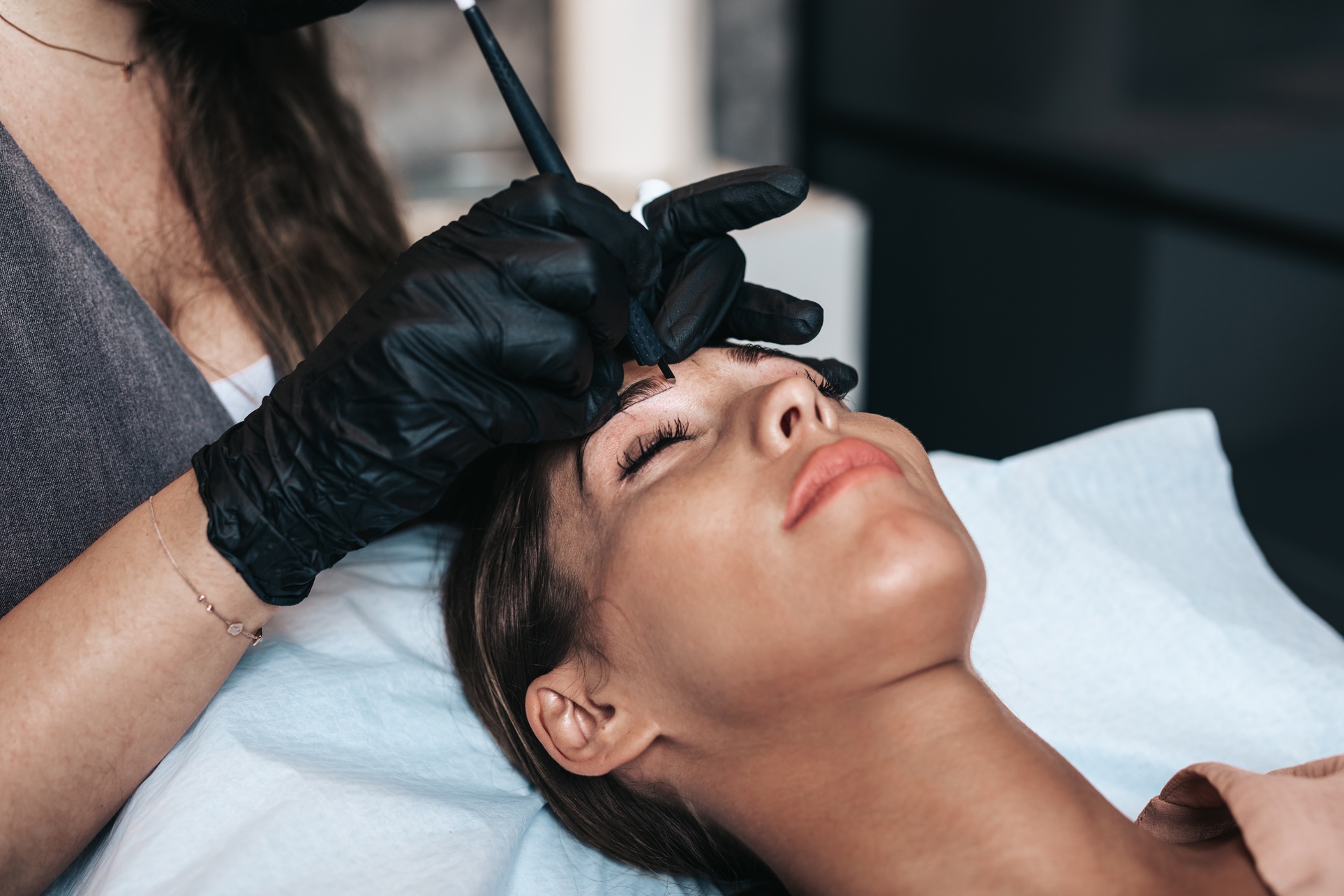 Powder (Micro Shading) Brows with Tommie at Plush Beauty Salon Bexley