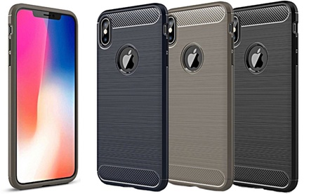 Cover in carbonio TPU disponibile in 3 colori e per vari modelli di iPhone