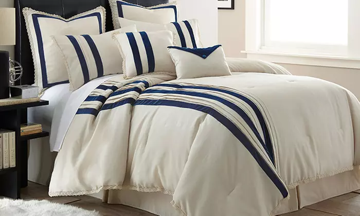 Embroidered Comforter Sets (8-Piece) - Second Medium