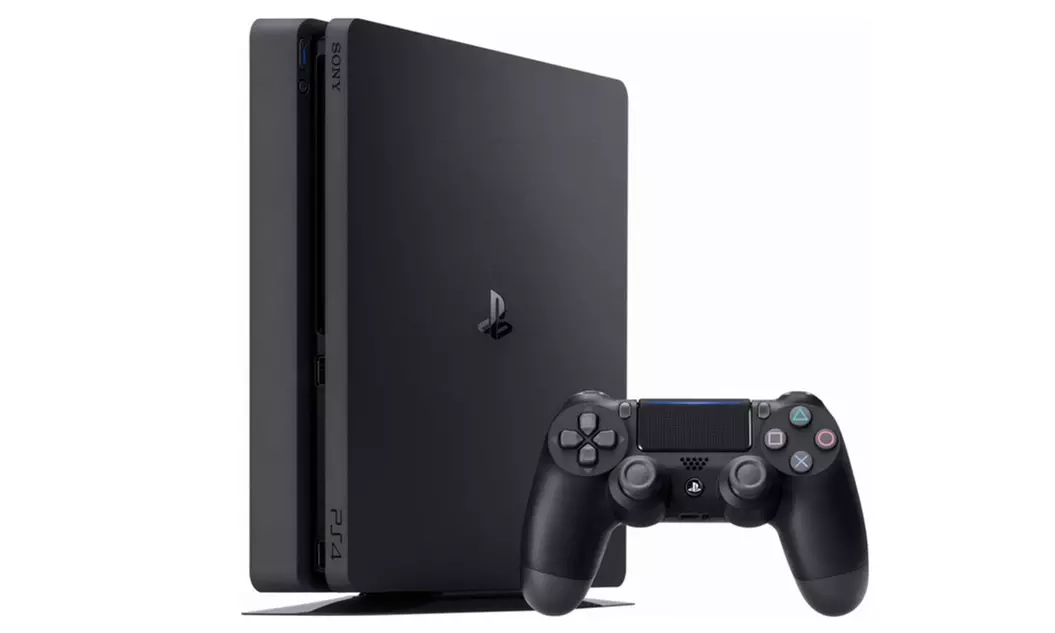 Sony PlayStation 4 1TB Slim Console with DualShock 4 Controller - Second Medium