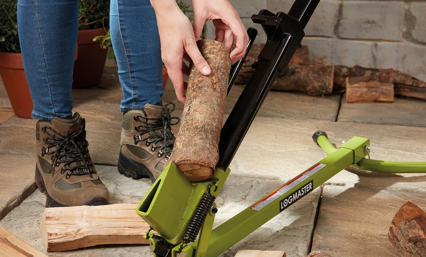 Image 3: Foot Operated Log Splitter Hard Goods