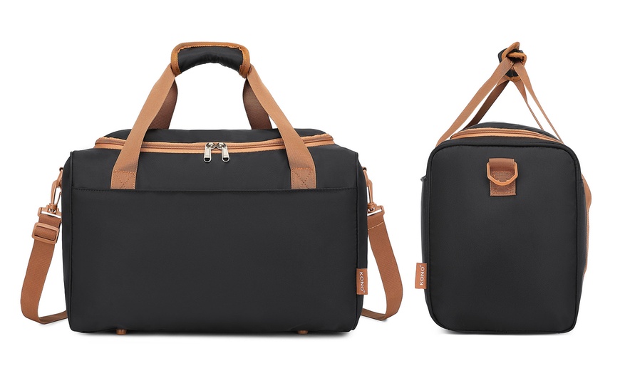 Image 5: Hard Shell ABS Suitcase and Travel Bag Set