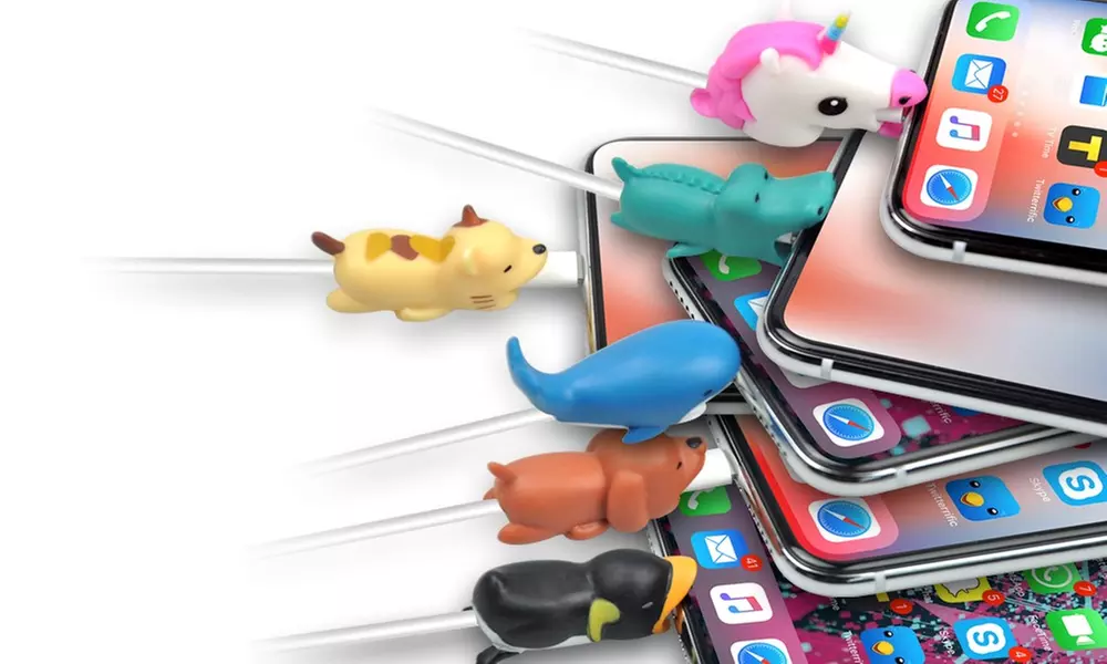 Up to 18 Animal Cable Buddies for iPhone and Android Devices - Primary Image