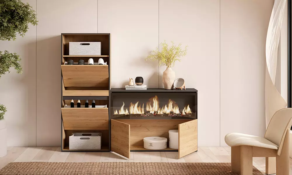 Scarpiera, Credenza, Camino elettrico