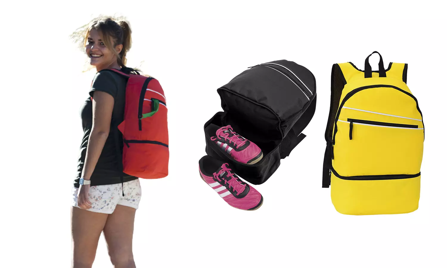 Mochila con compartimento para zapatos - Primary Image