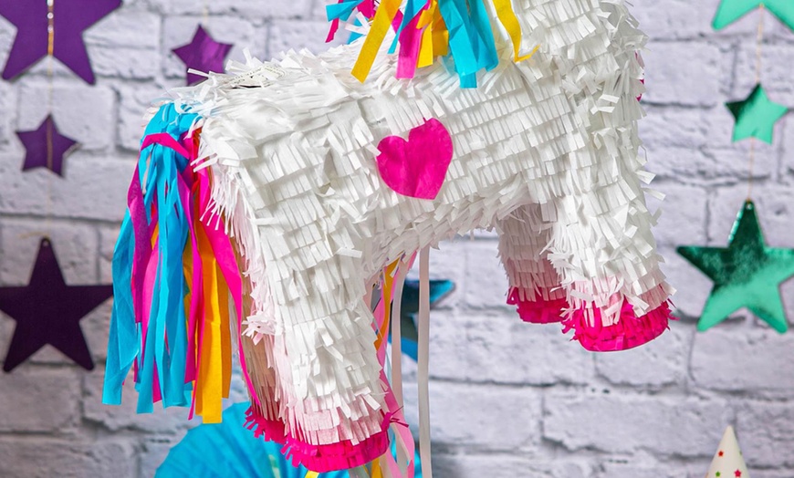 Image 12: Colourful Pinata with Pull String