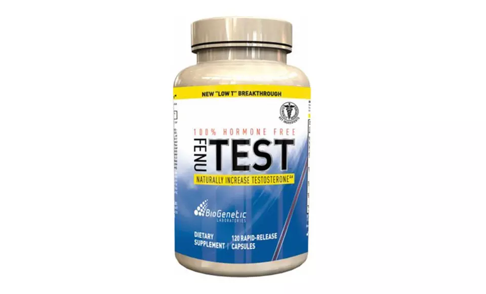 BioGenetic Labs Fenu Test Men's Testosterone Supplement (1- or 2-Pack of 120-Count Bottles) - Second Medium