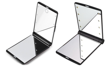 Fino a 3 specchi portatili per make up con luci LED