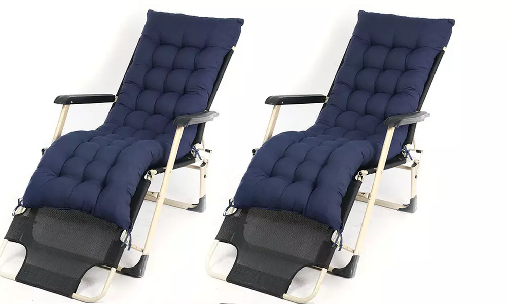 Sun Lounger Cushion Pad for Garden Recliner Chair
