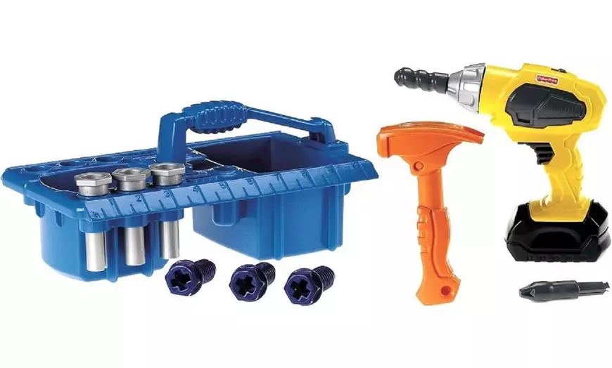 Image 2: Fisher-Price Drillin' Action Set