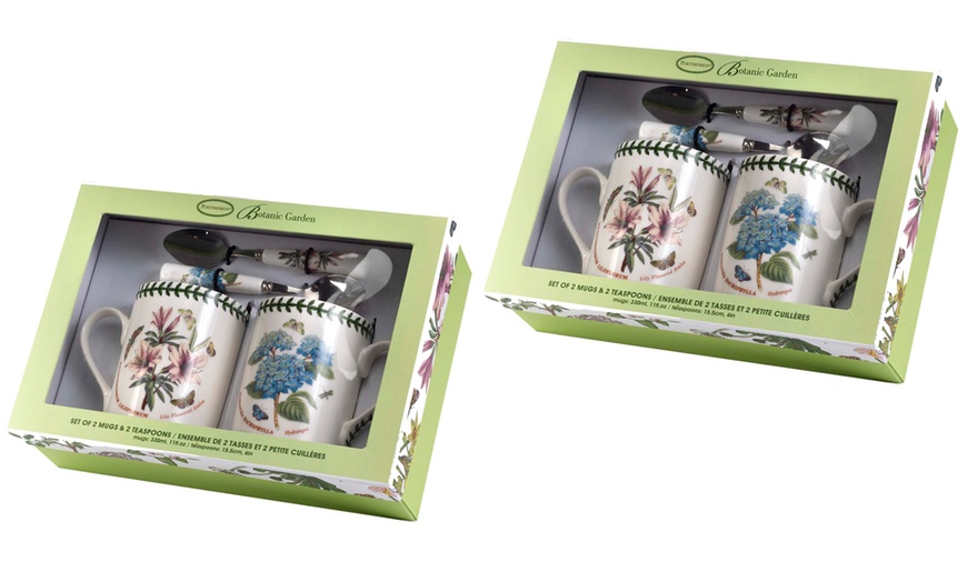 Image 13: Portmeirion Mugs and Spoons Set