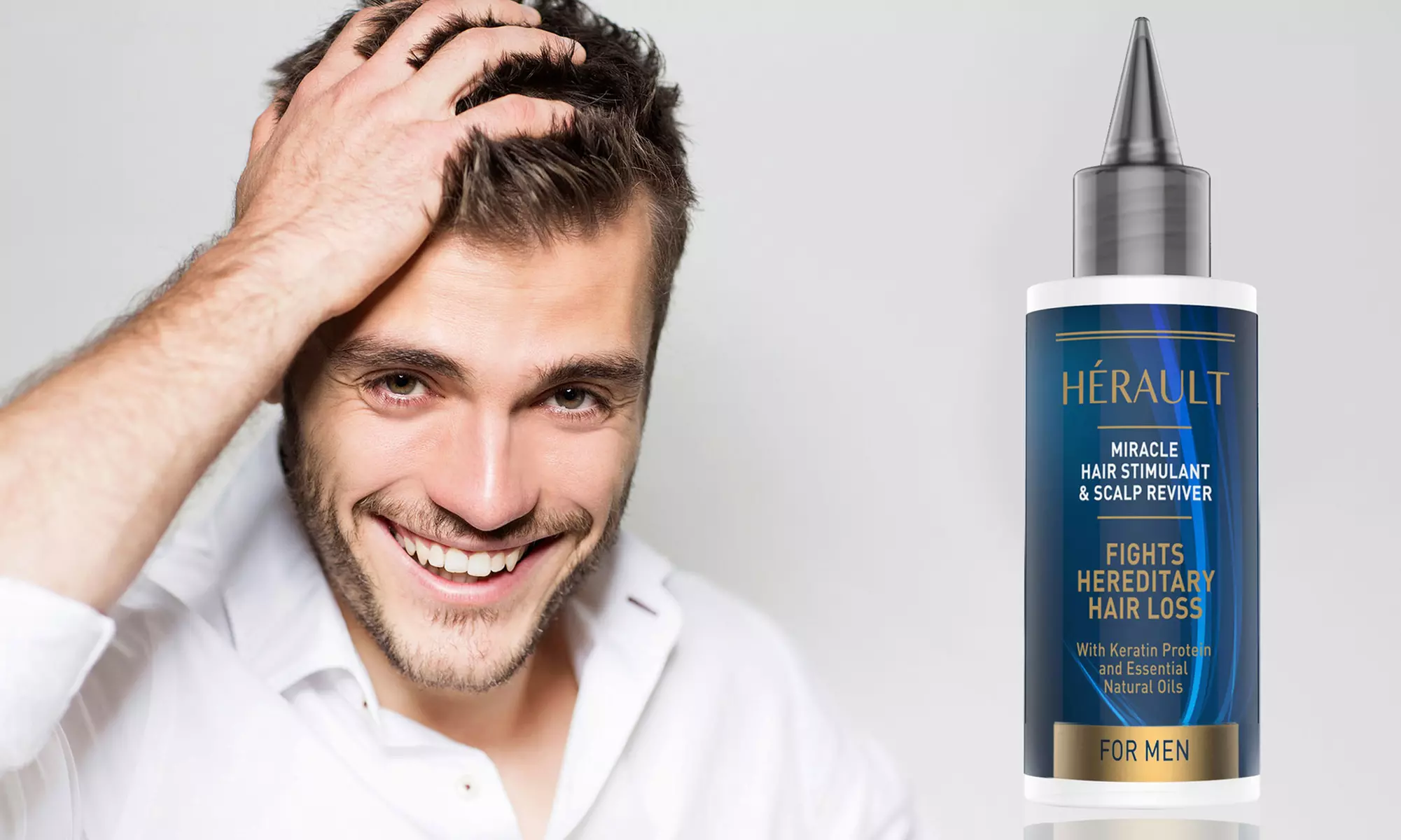 Sérum stimulant repousse cheveux et anti-pelliculaire de la marque Hérault - Primary Image