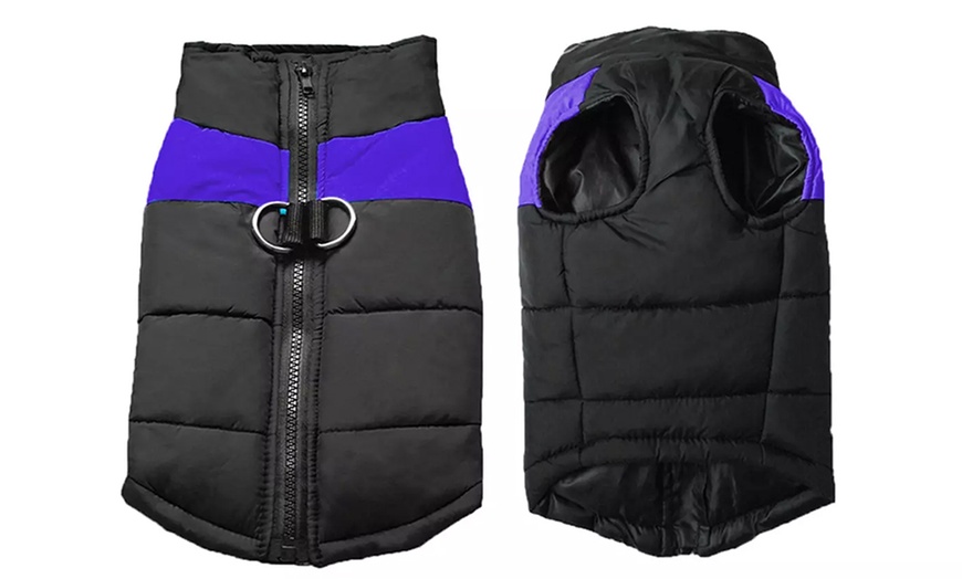 Image 12: Waterproof Warm Small Dog Vest