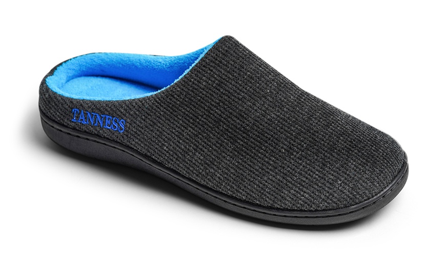 Image 2: Men's Memory Foam Slippers