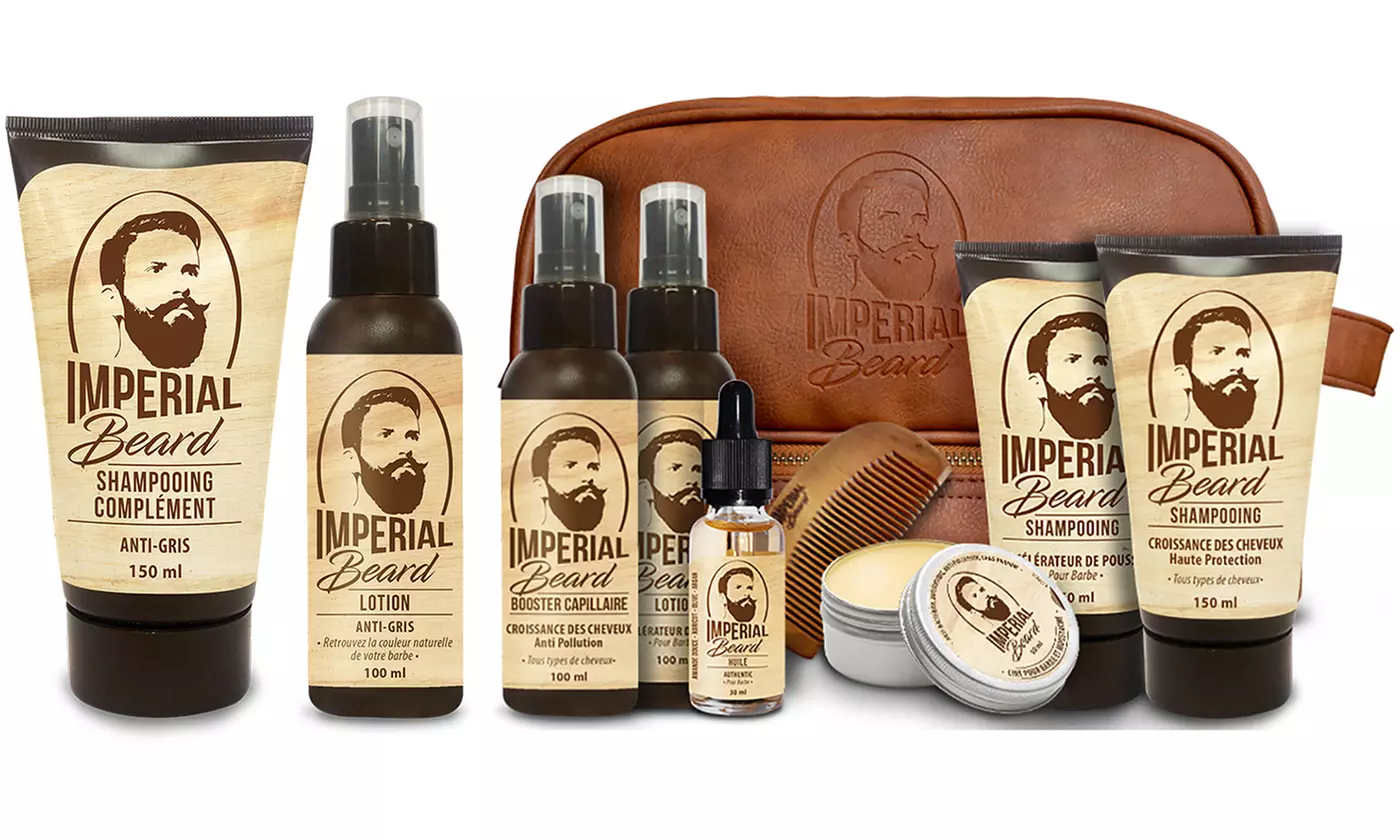 Soins pour la pousse barbe et cheveux, anti-barbe grise Imperial Beard - Primary Image