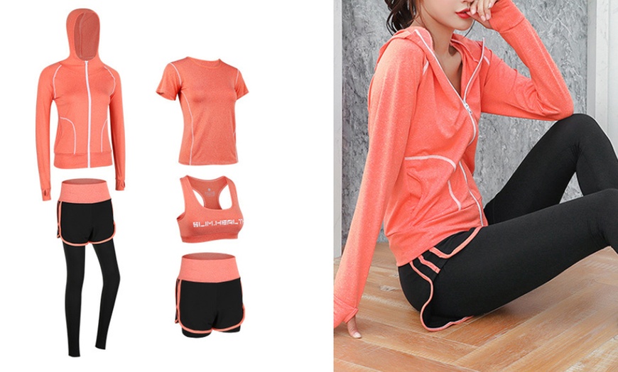 Image 4: Women's 5-Piece Workout Set