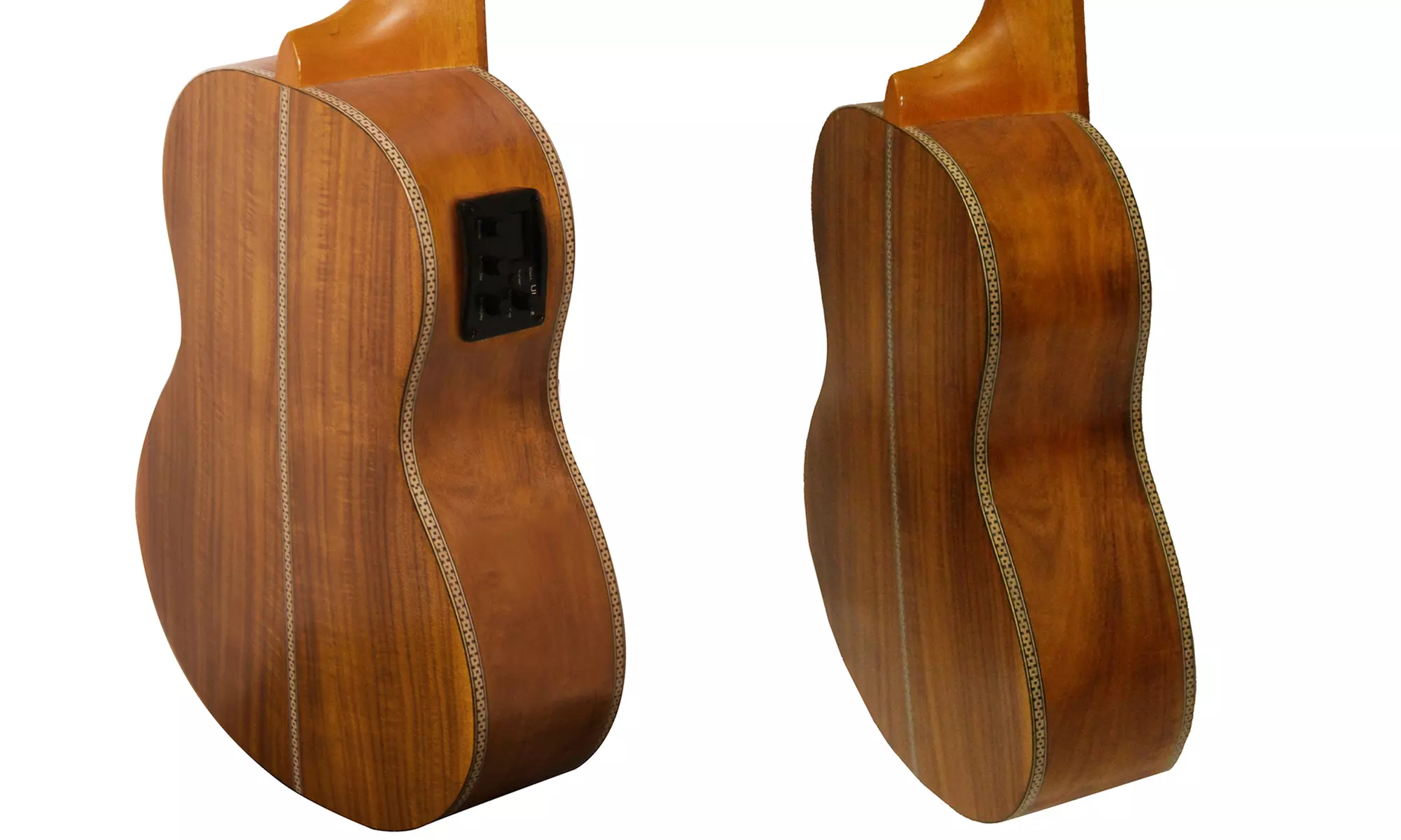 Sawtooth Acacia Concert or Soprano Ukulele Bundle (5-Piece) - Second Medium