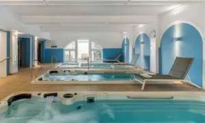 Luxury Spa Day with Traditional or Sparkling Afternoon Tea for 2 or 4 at The Headland Hotel (up to 38% off)