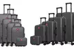Lot de 5 valises rigides - 4 valises et 1 vanity, coloris au choix, livraison offerte - Second Medium