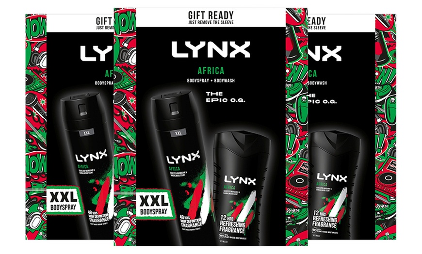 Image 5: Up to Four Lynx THE EPIC O.G. Africa Two-Pack Gift Set For Him 