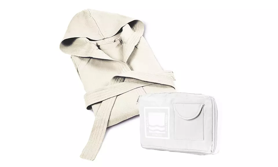 Accappatoio in microfibra con trattamento super assorbente