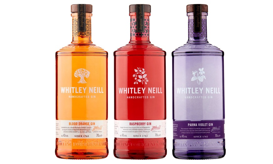 Image 2: Three Bottles of Whitley Neill Gin 700ml