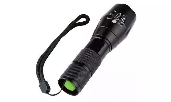 Water-Resistant Rechargeable LED Flashlight - Primary Image