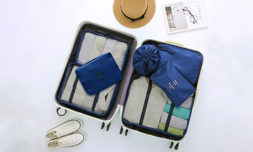 Image 7: 7 Pieces of Lightweight Travel Luggage Organisers