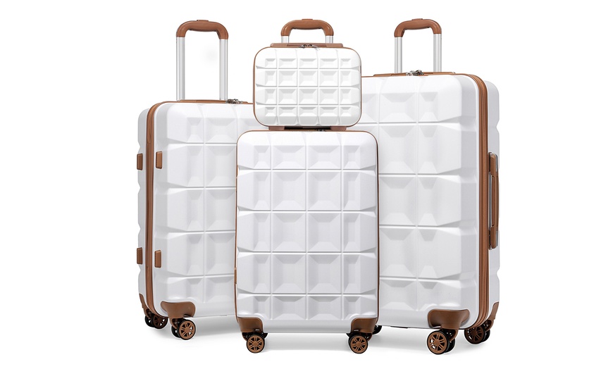 Image 9: Hard Shell Suitcases with TSA Locks