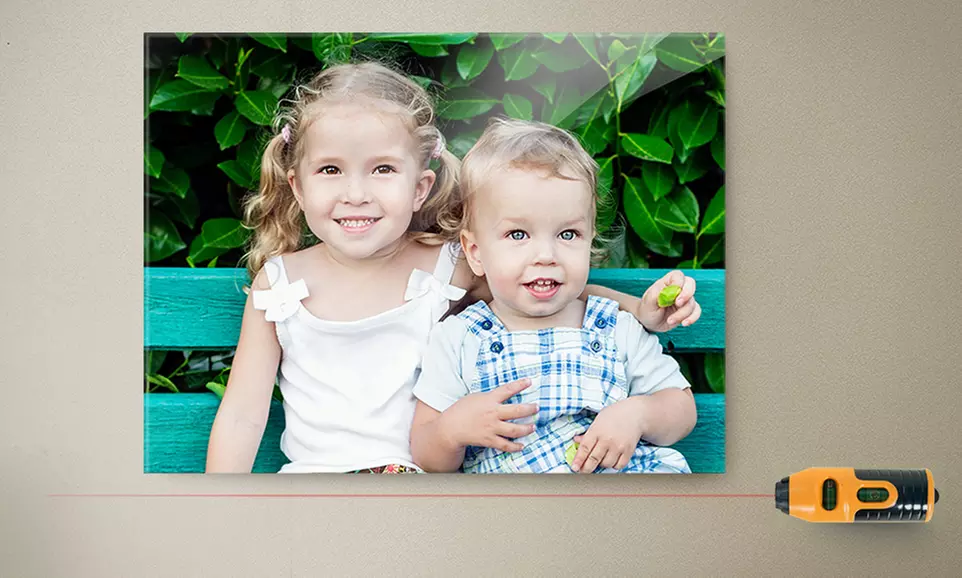 Photo on Glass Print with Free Picture Hanging Laser Level from Photography.com (Up to 82% Off) - Primary Image