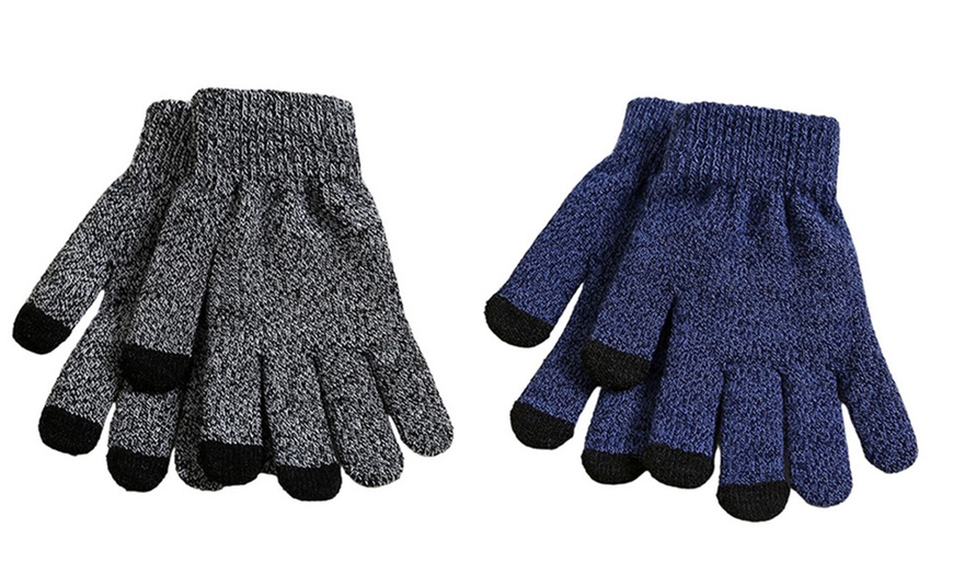 Image 10: 1 ou 2 paires de gants pour écran tactile