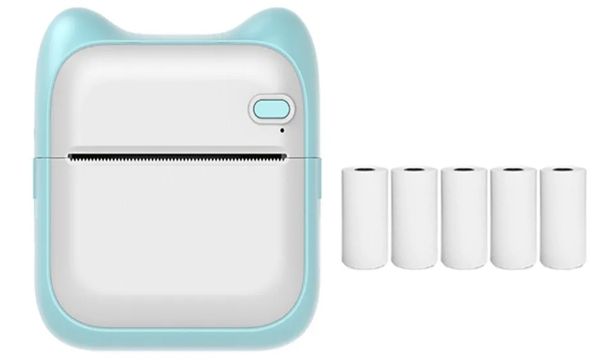 Image 3: Mini Portable Wireless Bluetooth Thermal Printer